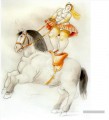 Femme de cirque sur un cheval Fernando Botero